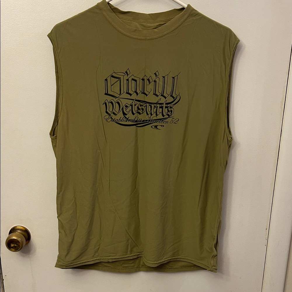 O'Neill Green Graphic Tank Top